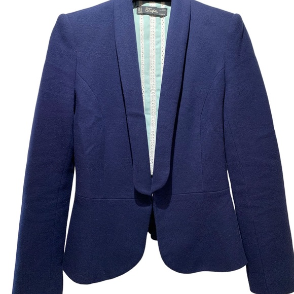 Women autumn blazer jacket Zara size M Blue in new condition - Picture 8 of 8